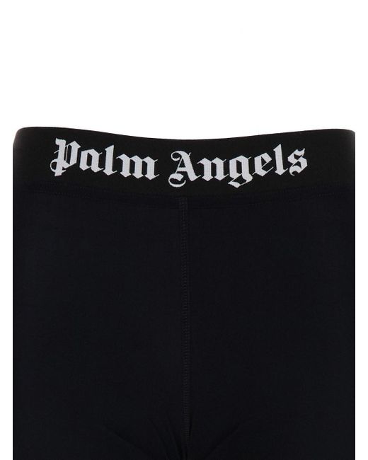 Leggings Con Logo di Palm Angels in Black