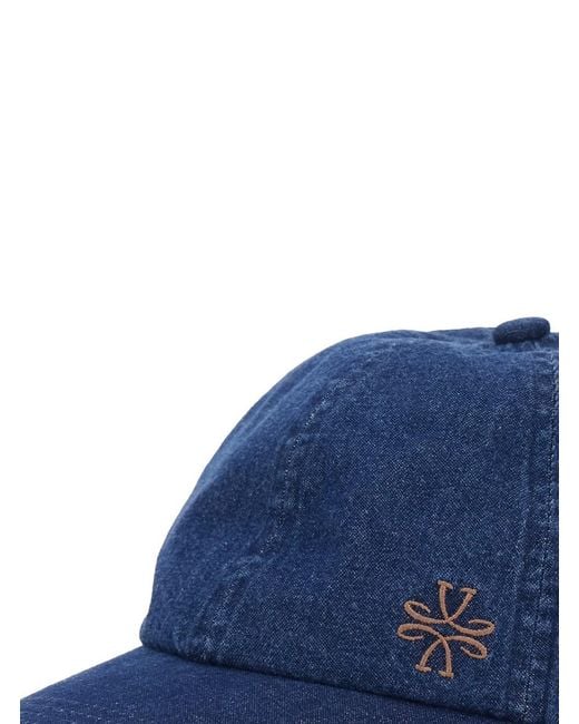 Jacob Cohen Blue Baseball Cap, Denim for men