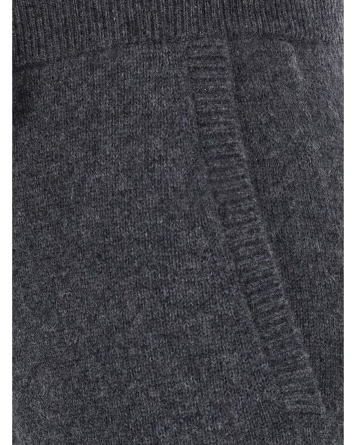Max Mara Blue Fiabe Pants With Pockets And Hem For