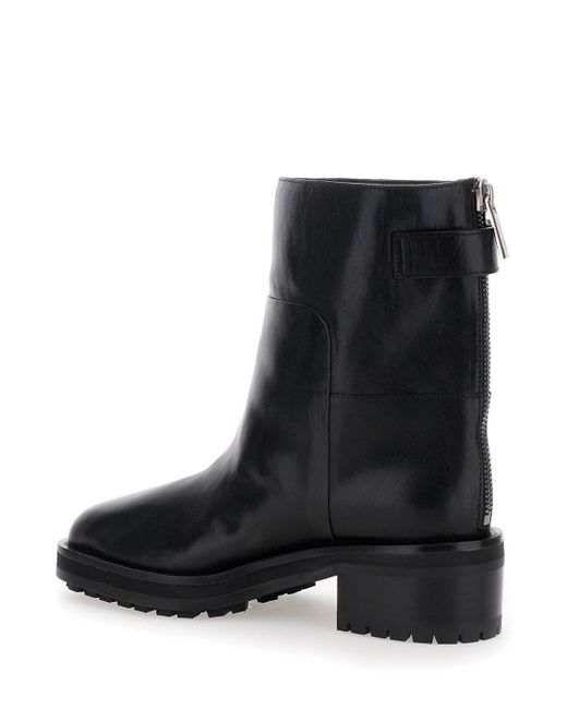 Jimmy Choo Black Fabric Ankle Boots