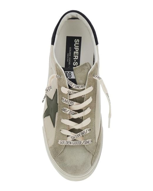 Golden Goose Deluxe Brand Multicolor Sneakers Superstar With Calfskin And Goat Leather for men