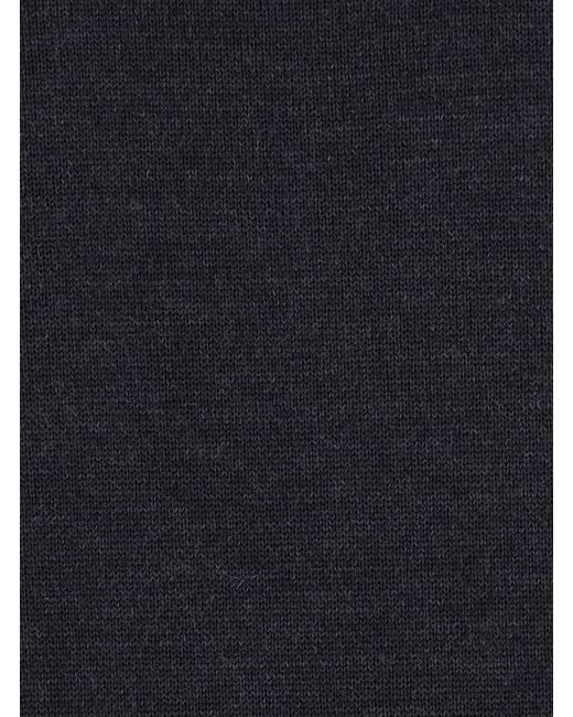 Grifoni Blue Crew Neck Sweater for men
