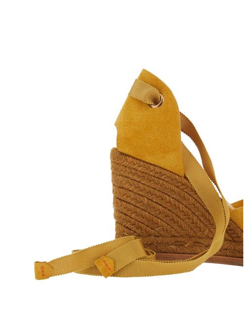 Castaner Metallic Wedges Camilla Suede