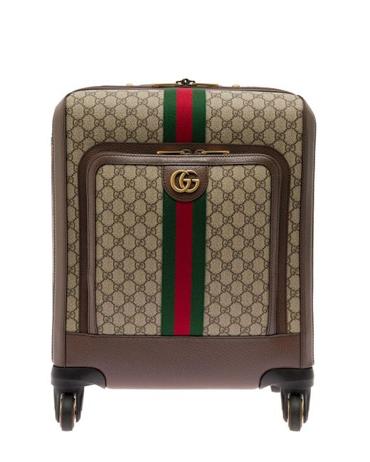 Gucci Brown Savoy Small Cabin Trolley for men
