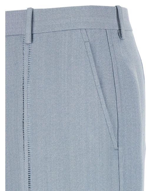 Bottega Veneta Blue Light Tailored Pants for men