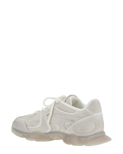 Axel Arigato White 'Eris' Low Top Sneakers With Logo Patch On The Tongue