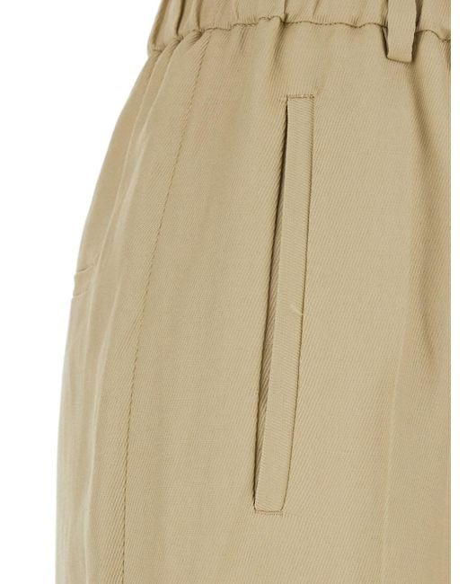 Tela Natural Pants With Elastic Waist