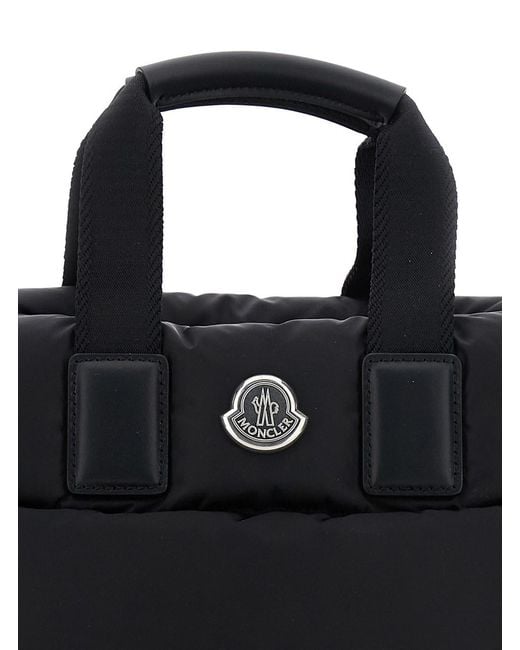Moncler Black 'Karadoc' Mini Handbag With Adjustable And Removable Sho