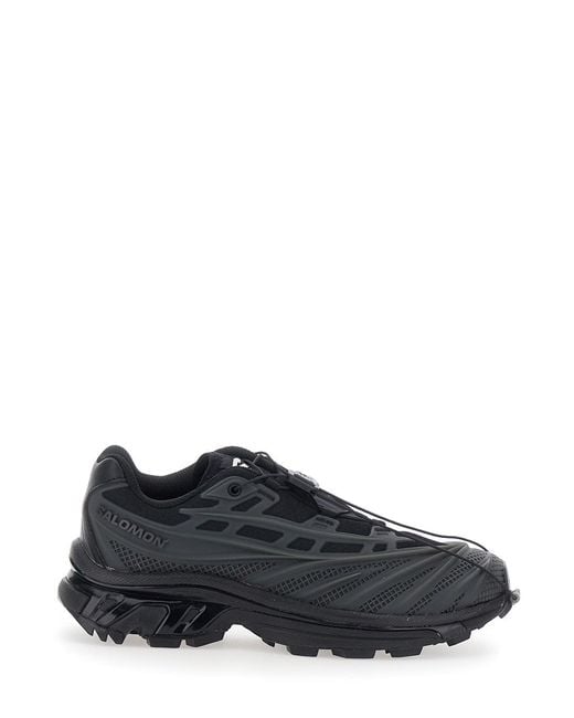 Salomon Black Xt Evo Sneakers With Removable Insole And Advanced Traction In