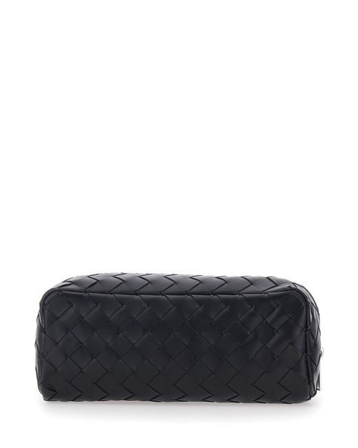 Bottega Veneta Black 'Avenue' Clutch Bag With All-Over Intreccio Motif for men