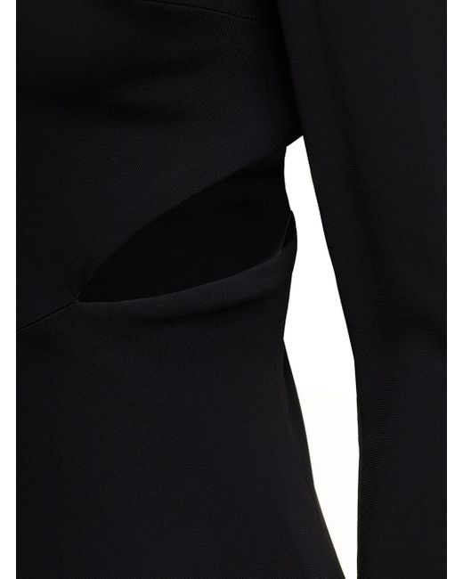 Versace Black Jersey Dress