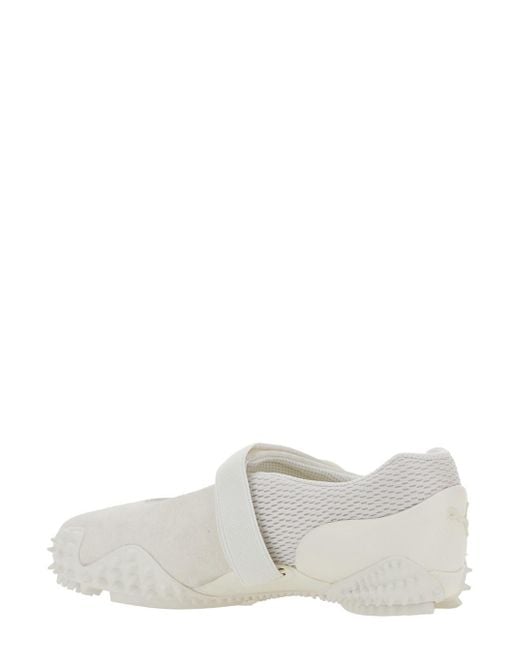 PUMA White Sneakers With Touch-Strap Closure