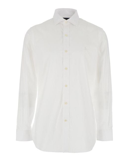 Polo Ralph Lauren White Shirt Slim Fit for men
