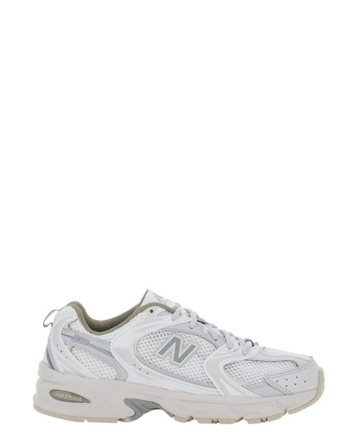 Sneaker '530' Con Deisgn A Rete E Logo Laterale di New Balance in White