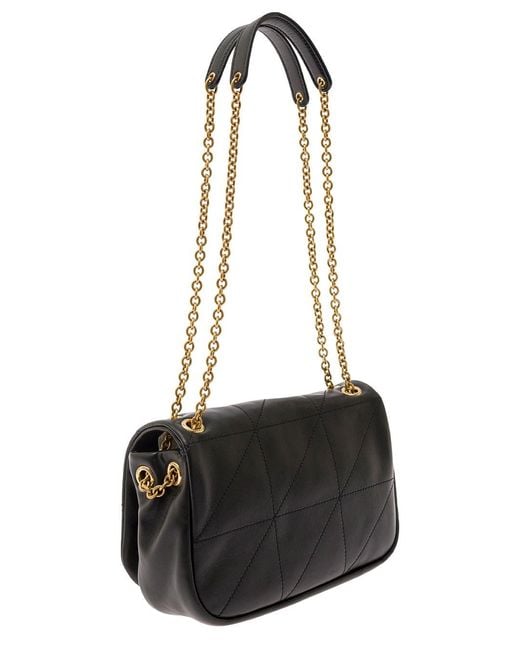Saint Laurent Black 'Mini Jamie 4.3' Crossbody Bag With Cassandre Detail