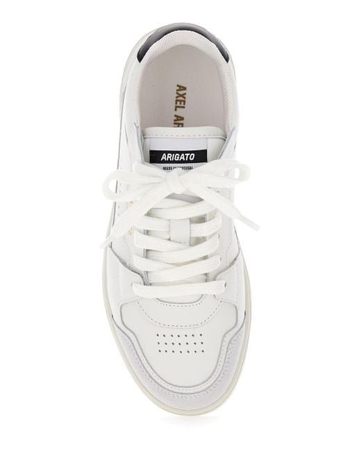 Sneaker 'Dice Lo' Con Logo E Tallonetta Nera di Axel Arigato in White