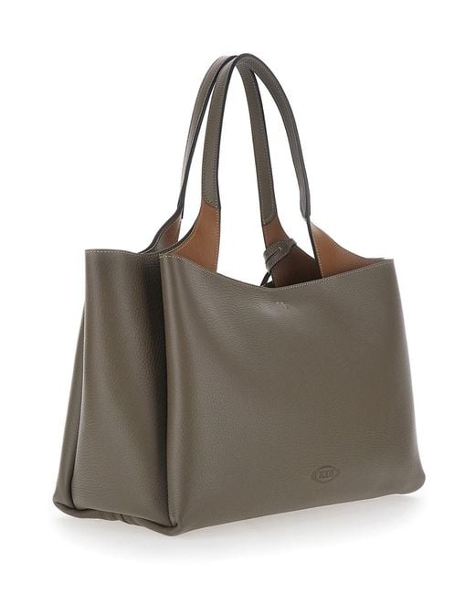 Tod's Brown Apa 2 Manici Media T Pendente