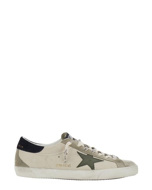 Golden Goose Deluxe Brand Multicolor Sneakers Superstar With Calfskin And Goat Leather for men