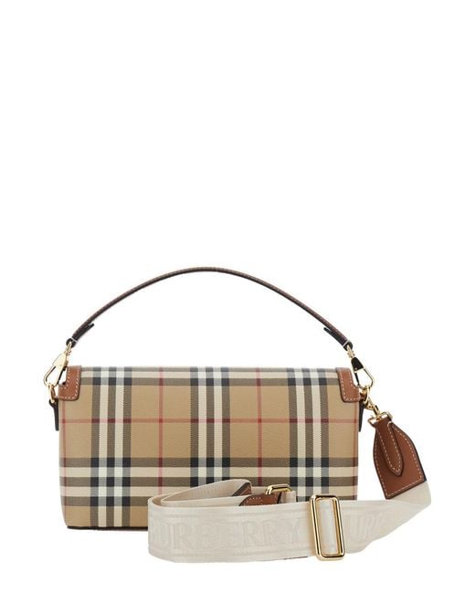 Burberry Brown Shoulder Bag "Note Small"