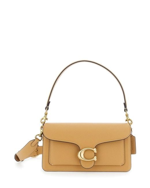 COACH Metallic Tabby 26 Leather Shoulder Bag