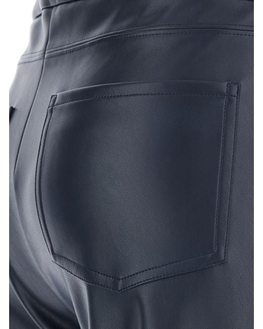 Max Mara Blue 'S Maxmara 'Sublime' Dark Pants With Flared Leg