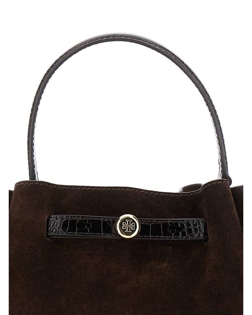 Tory Burch Black 'Romy' Handbag With Adjustable And Removable Shoulder