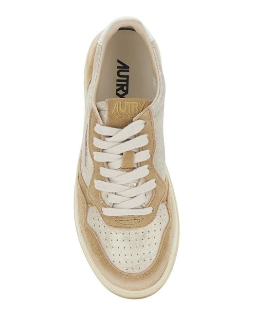 Autry Natural 'Medalist' Low Top Sneakers With Logo Detail