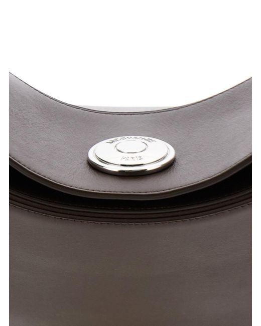 Borsa A Spalla 'Le Calisso Rond Large' Con Tracolla Regolabi di Jacquemus in Brown