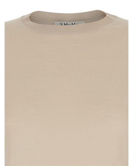 Max Mara Natural 'S Maxmara 'Amici' Sweater With Three-Quarter Sleeves