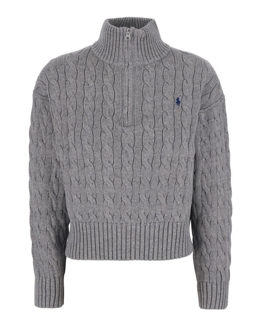Polo Ralph Lauren Gray Cttncblhzpo-Long Sleeve-Pullover