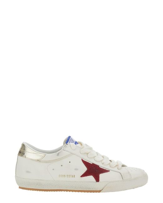 Golden Goose Deluxe Brand Multicolor 'Superstar' Low Sneakers Vintage Effect With Pull-Tab for men