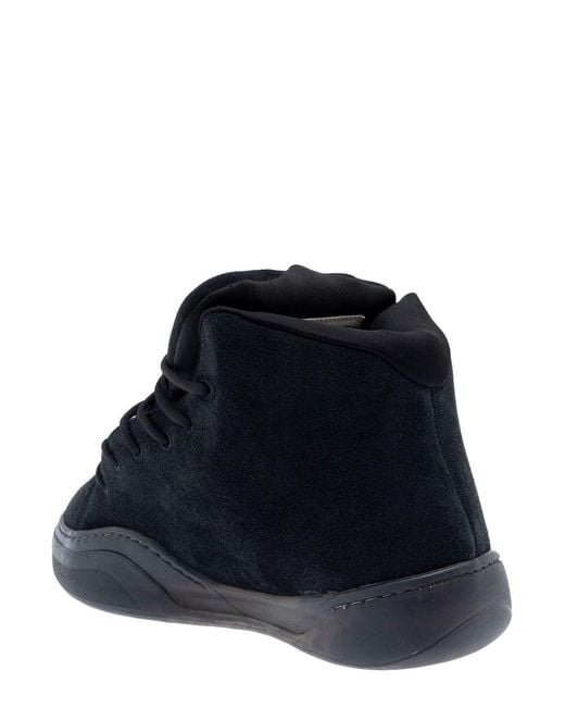 ERL Blue 'Mid Vamp' Sneaker With Logo Lettering On The Tongue for men