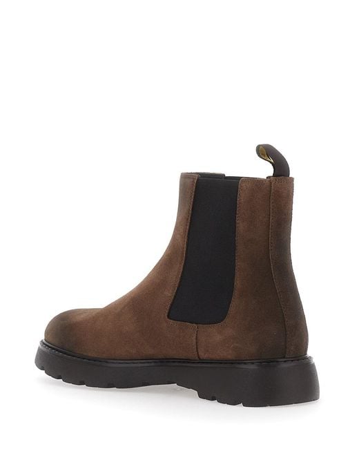 Doucal's Brown Goteborg Camoscio Beatles (Gm) Point Havana+F.Do T.Moro for men