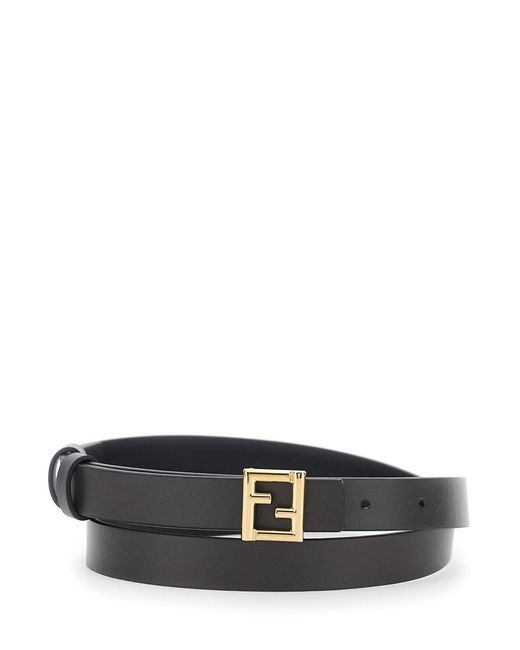 Fendi White Belt Rev 2 Cm Ff Bold