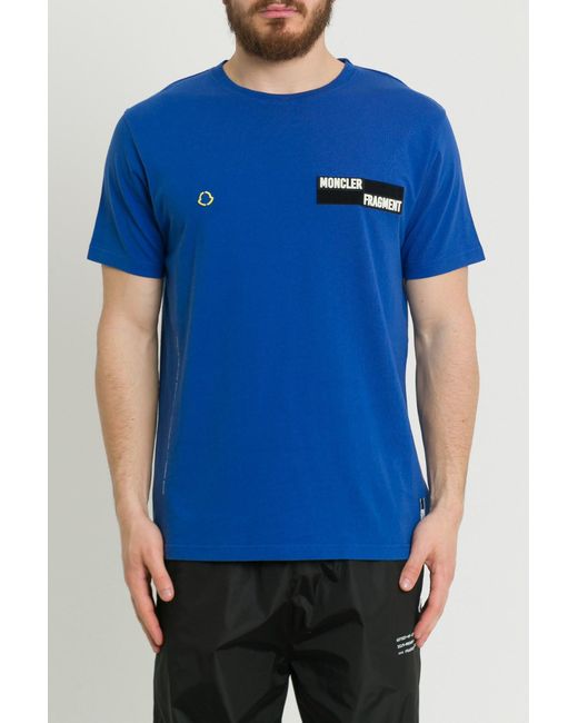 Moncler Genius Blue Moncler X Fragment Design S/s T-shirt for men