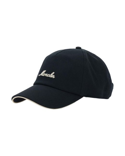 Cappellino Da Baseball Logo di Moncler in Blue da Uomo