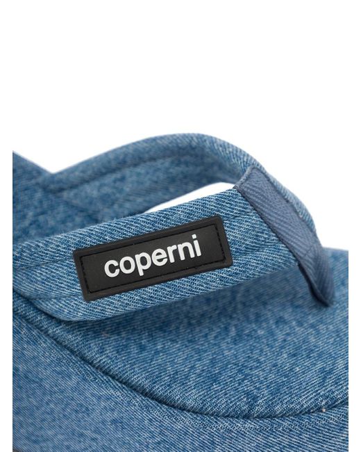 Sandalo Con Zeppa E Patch Logo di Coperni in Blue