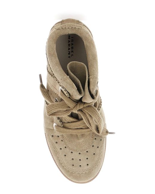 Sneaker 'Bobby' Con Dettagli Traforati E Chiusura Con La di Isabel Marant in Brown