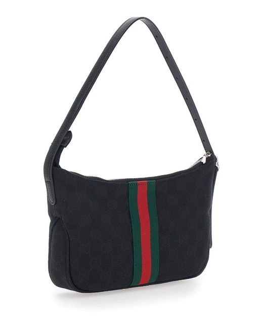 Gucci Blue Handbag With Logo Detail On The Front for men