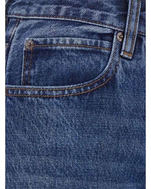 FRAME Blue 'The Bow' Jeans With Wide Leg And Belt Loops