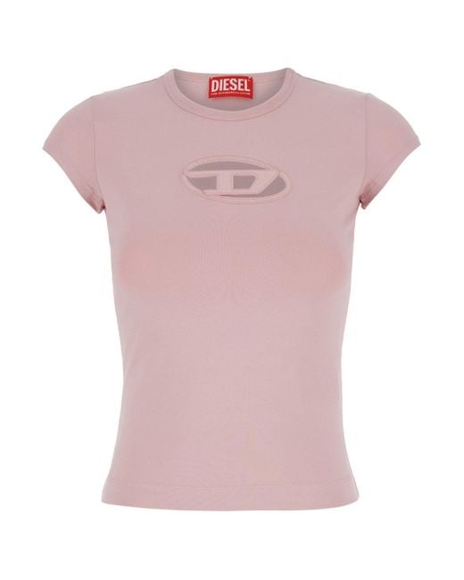 DIESEL Pink T-Angie