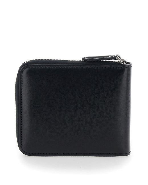 Fendi Black Compact Zip Round for men