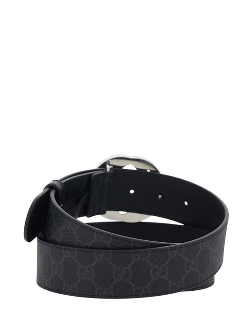 Gucci Black Belt, Fabric for men