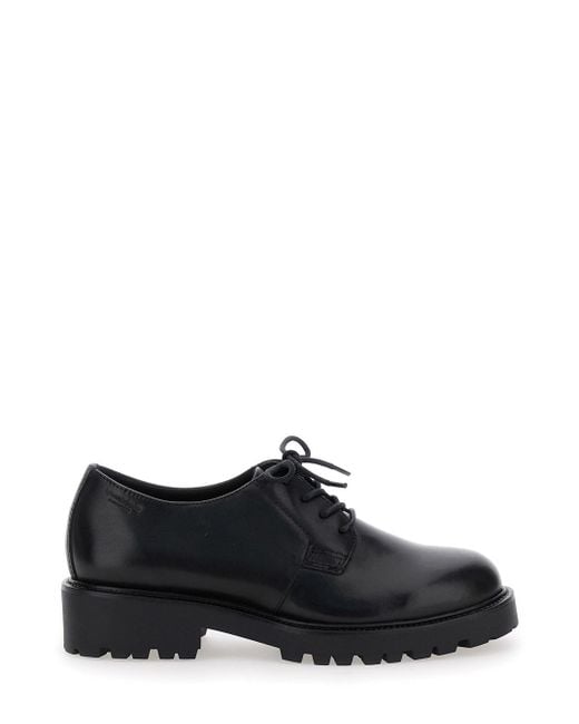 Vagabond Black 'Kenova' Lace-Up Derby Shoe