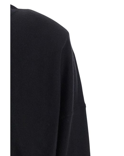 P.A.R.O.S.H. Black Dress With Boat Neck