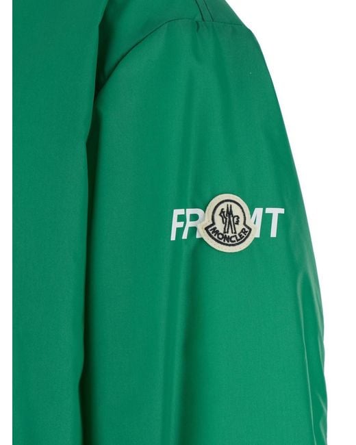 Moncler Genius Green 'Ostria' Bomber Jacket With Maxi Print On The Rea for men
