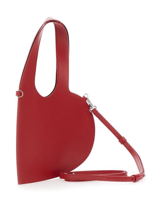 Borsa A Tracolla 'Baby Heart' A Forma Di Cuore Con Tracolla Re di Coperni in Red