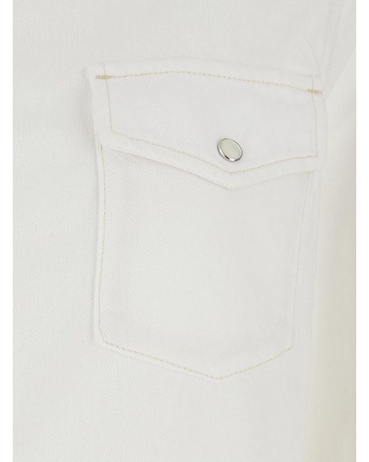 FRAME White Shirt Classic Collar