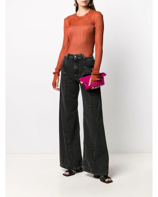 Maison Margiela Blue Jeans With Wide Leg