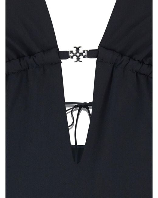 Tory Burch Blue One-Piece Swimsuit